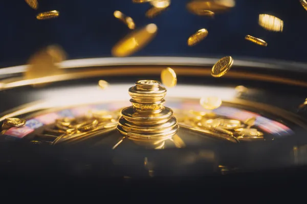 A confident dealer surrounded by casino chips inviting players to access their MC888C account, reflecting quick and easy login options.